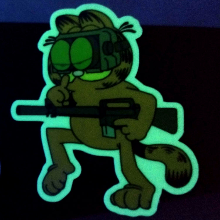 Old-School Garfield Ops Sticker