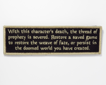 Morrowind Essential NPC Embroidered Patch V2