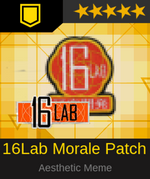 Girls' Frontline 16LAB Embroidered Patch